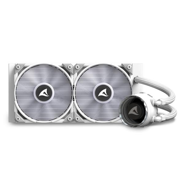 Enfriador Líquido Sharkoon S80 240mm 2x120mm Blanco