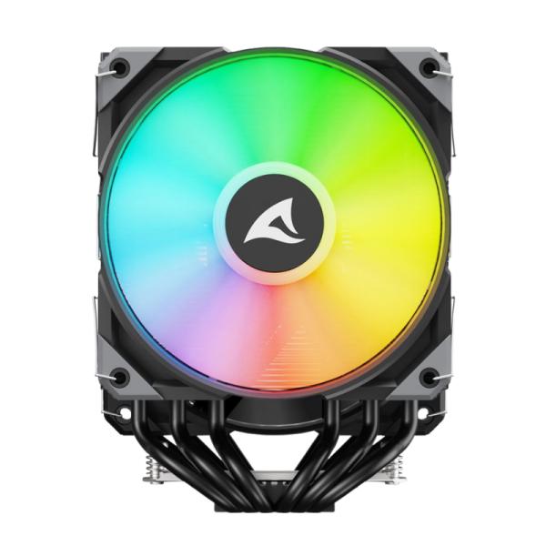 Disipador de CPU Sharkoon Enfriamiento de Aire A60 2x120mm RGB