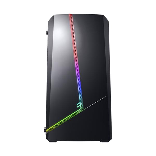 Gabinete para PC Eagle Warrior Gladiator Mid Tower Micro-ATX Acrílico 1 Ventilador RGB Negro