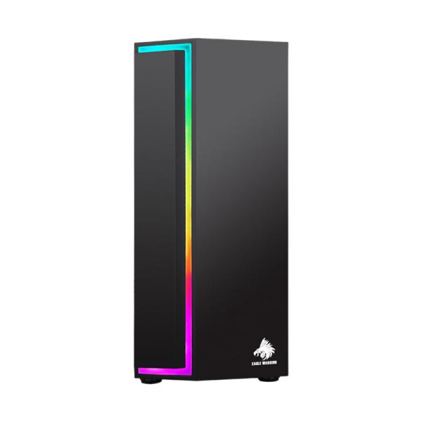 Gabinete para PC Eagle Warrior CG33RXRA001C Micro-ATX Vidrio Templado 3 Ventiladores