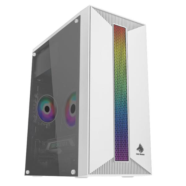 Gabinete para PC Eagle Warrior CM16KTRA002C Mini Tower Micro-ATX Acrílico 1 Ventilador Blanco