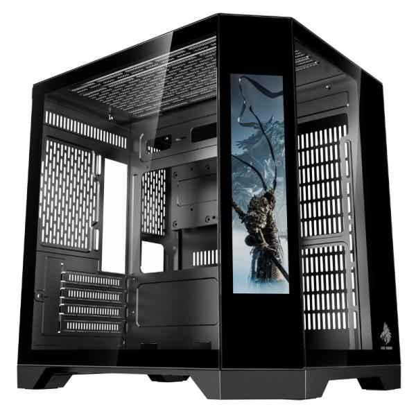 Gabinete para PC Eagle Warrior CG01KVRA001C Mini Tower Micro-ATX Vidrio Templado sin Ventiladores