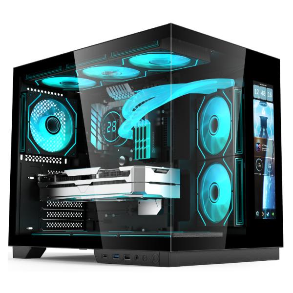 Gabinete para PC Eagle Warrior CG01YJRA001C Mid Tower ATX Vidrio Templado sin Ventiladores