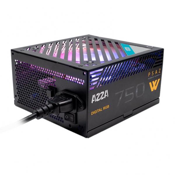 Fuente de Poder AZZA PSAZ-750W ARGB 750 W 80+ Bronze No Modular ATX
