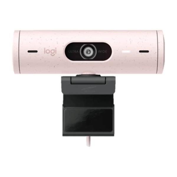 Cámara Web Logitech Brio 500 FHD 30fps USB-C Rosa