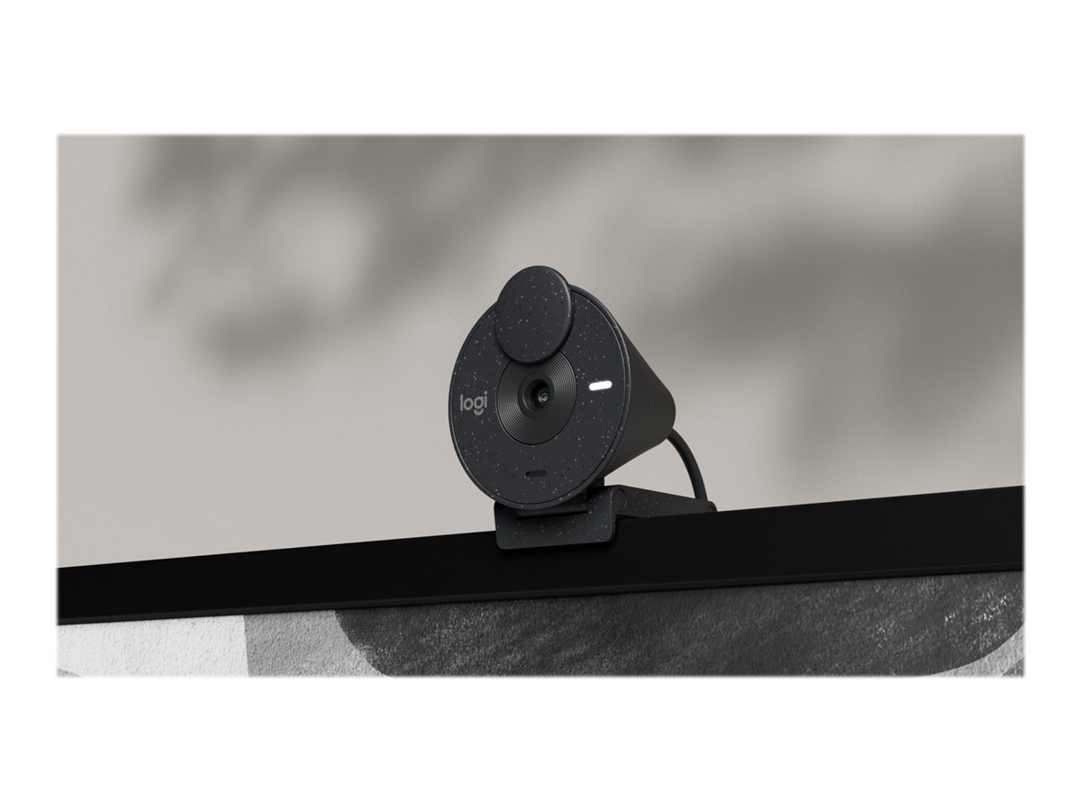 Logitech BRIO 300 - Webcam - color - 2 MP - 1920 x 1080 - 1080p, 720p - audio - USB-C