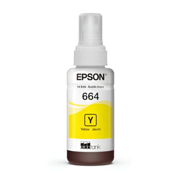 Botella de Tinta Epson T664420-AL Amarillo 70ml