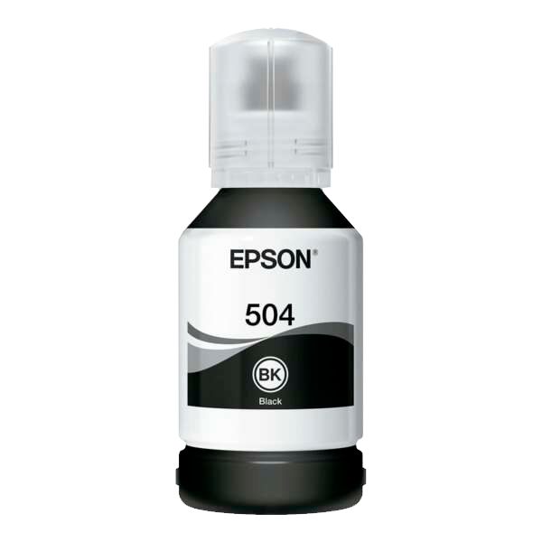 Botella de Tinta Epson T504120-AL Negro 127ml