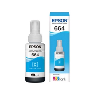 Botella de Tinta Epson T664220-AL Cian 70ml