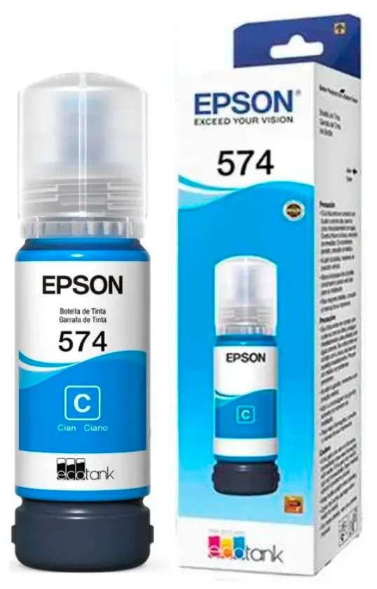 Botella de Tinta Epson T574220-AL Cian