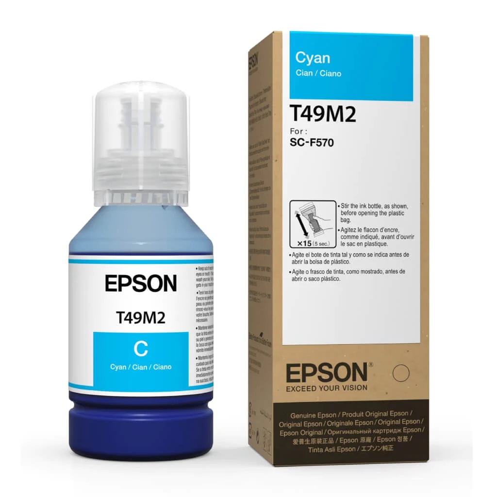 Botella de Tinta Epson T49M220 Cian 140ml