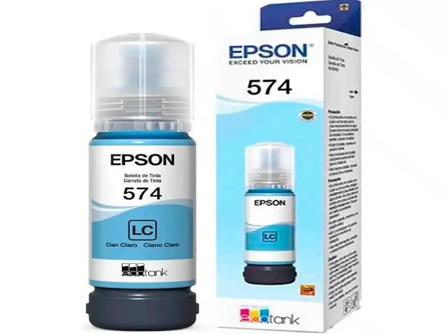 Botella de Tinta Epson T574520-AL Cian Claro