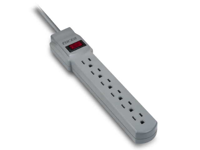 Regleta Forza FSP-601UL 6 Tomas Supresor 1875 W 110 V
