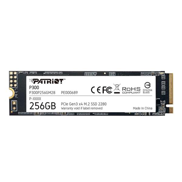 SSD Patriot P300 256 GB M.2 2280 NVME PCIE Gen3 1700MB/s