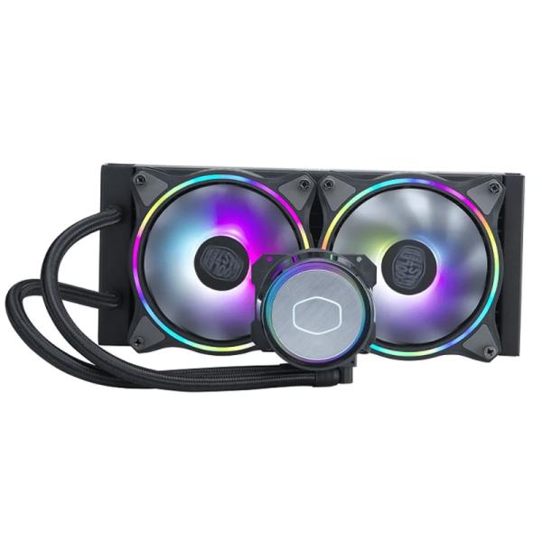 Enfriador Líquido Cooler Master ML240 Ilusion 240mm 2x120mm ARGB Negro