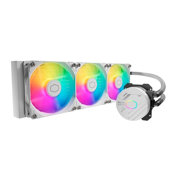 Enfriador Líquido Cooler Master MasterLiquid 360L Core 360mm 3x120mm ARGB Blanco