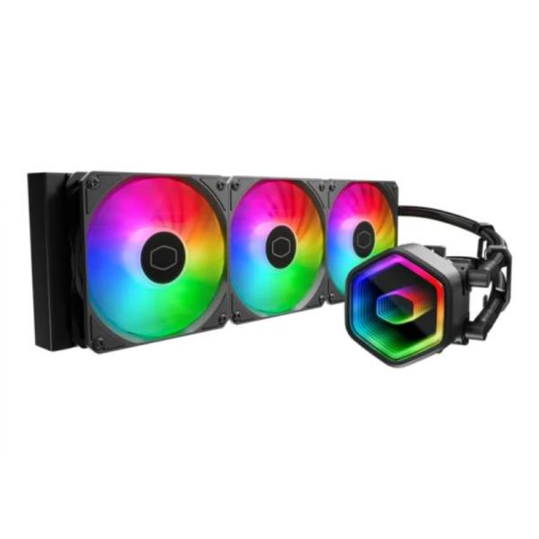 Enfriador Líquido Cooler Master MasterLiquid 360 Core II 360mm 3x120mm ARGB Negro