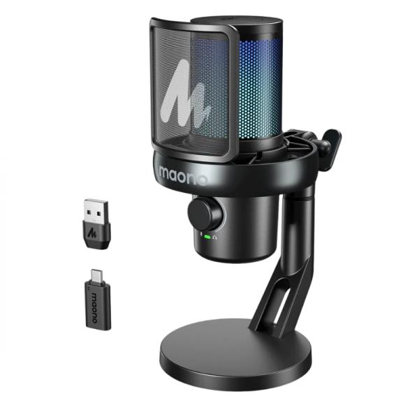 Micrófono Maono DM40 PRO Inalámbrico Condensador USB/USB-C