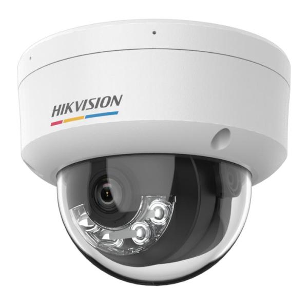 CAMARA DOMO HIKVISION DS-2CD1147G2H-LIU(2.8mm)(O-STD) (E) SMART HYBRID LIGHT 4MP H.265+ COLORVU LENTE FOCAL FIJO 30M IR IP67 IK08 CON MICROFONO INCORPORADO 311325112