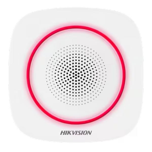 Alarma Hikvision DS-PS1-I-WB Sirena Inalámbrico 433MHz Interior
