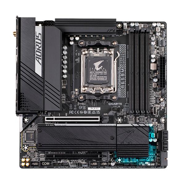 Tarjeta Madre Gigabyte B650M Aorus Elite AX AM5 AMD B650 Micro-ATX DDR5 WiFi 6E