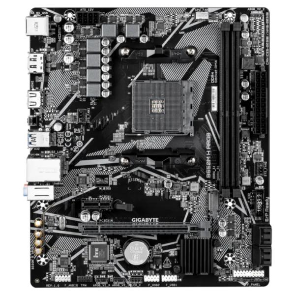 Tarjeta Madre Gigabyte B550M H ARGB AM4 AMD B550 Micro-ATX DDR4