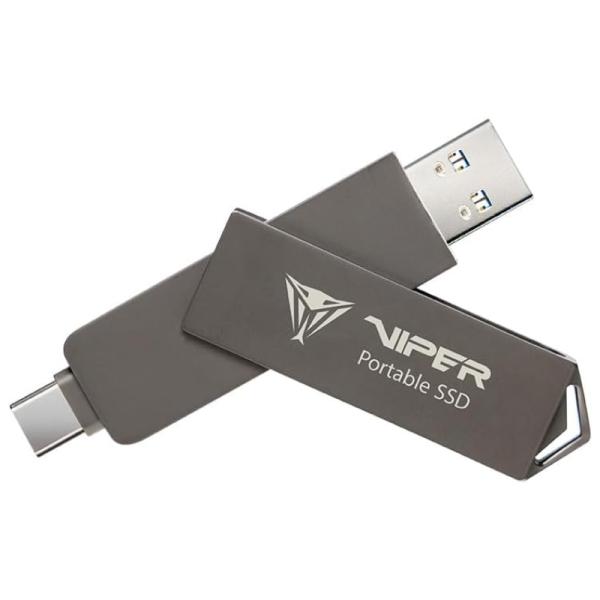 Disco Externo Patriot PVP30 Duo Compact 512 GB USB 3.2 Gen 2 Gris