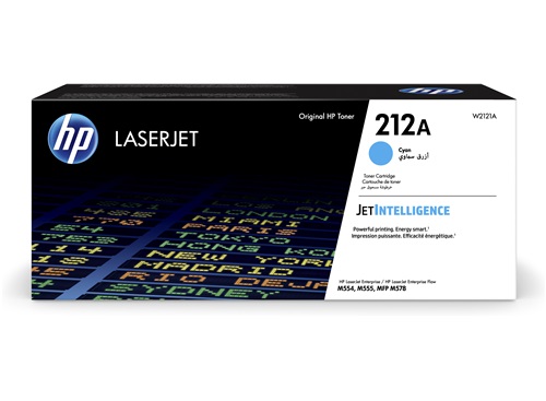 HP toner #212a cian W2121A