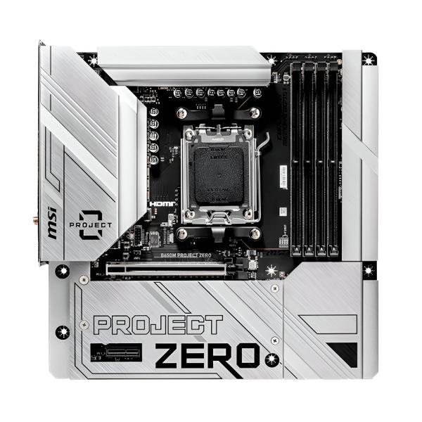 Tarjeta Madre MSI B650M Project Zero AM5 AMD B650 Micro-ATX DDR5 WiFi 6E