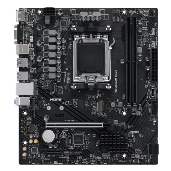 Tarjeta Madre MSI Pro A620AM-B Evo AM5 AMD A620A Micro-ATX DDR5