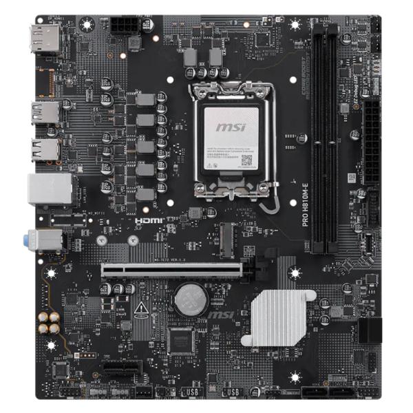 Tarjeta Madre MSI Pro H810M-E LGA1851 Intel H810 Micro-ATX DDR5