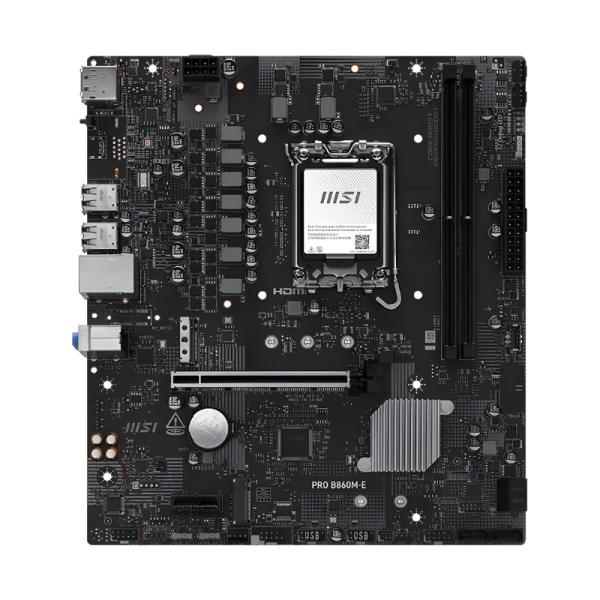 Tarjeta Madre MSI Pro B860M-E LGA1851 Intel B860 Micro-ATX DDR5