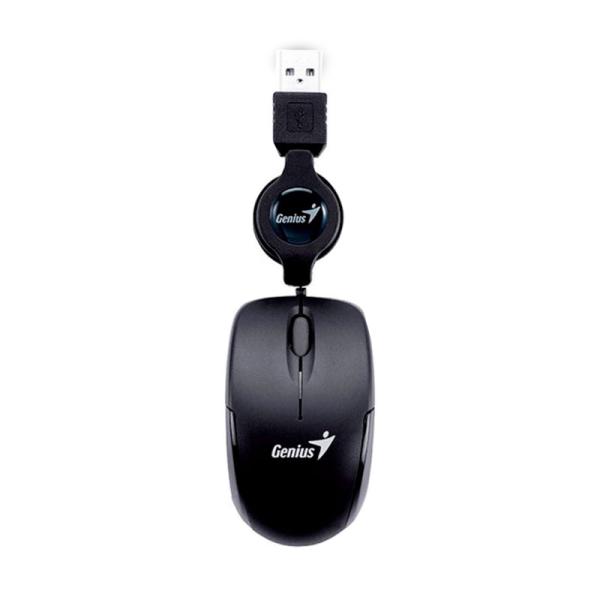 Mouse Genius RS2 Micro Traveler V2 USB 1200dpi 3 Botones Ambidiestro