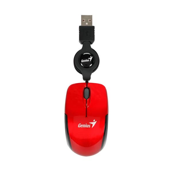 Mouse Genius RS2 Micro Traveler V2 USB Ambidiestro 3 Botones 1200dpi