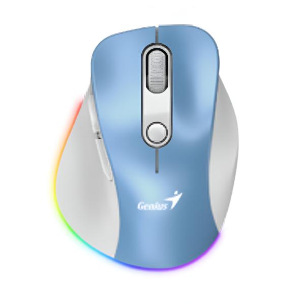 Mouse Genius Ergo 9000S Pro Ergonómico Bluetooth + 2.4GHz 2400dpi 6 Botones