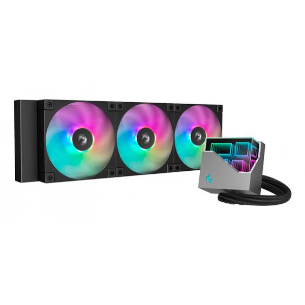 Enfriador Líquido DeepCool LT360 360mm 3x120mm ARGB Negro