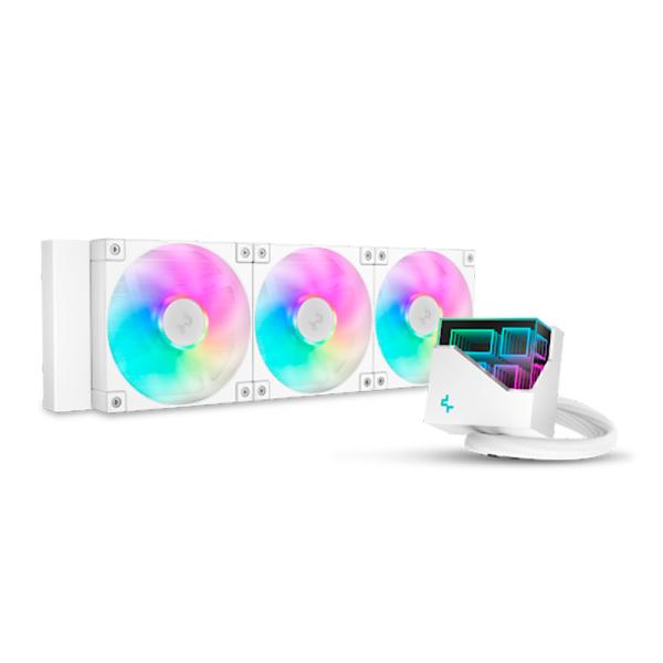 Enfriador Líquido DeepCool LT360 360mm 3x120mm ARGB Blanco