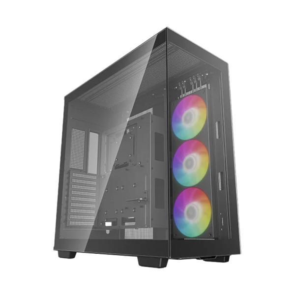 Gabinete para PC DeepCool CH780 Full Tower Vidrio Templado ARGB Negro