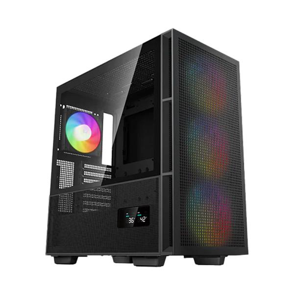 Gabinete para PC DeepCool CH560 Digital Mid Tower Vidrio Templado ARGB Negro