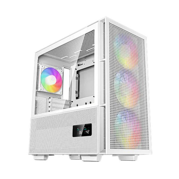 Gabinete para PC DeepCool CH560 Digital Mid Tower Vidrio Templado ARGB Blanco