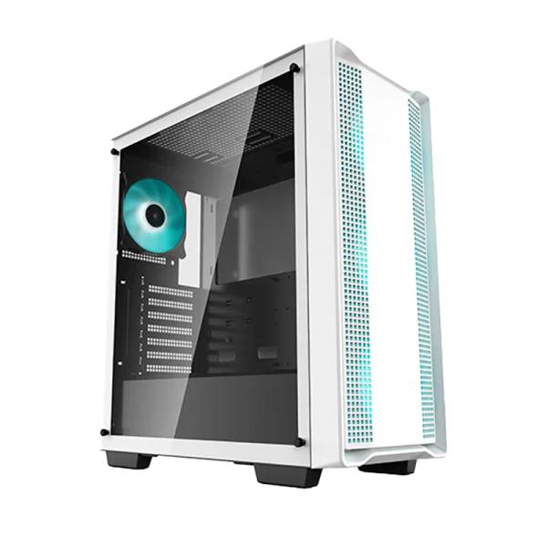 Gabinete para PC DeepCool CC560 V2 Mid Tower Vidrio Templado 4 Ventiladores Blanco