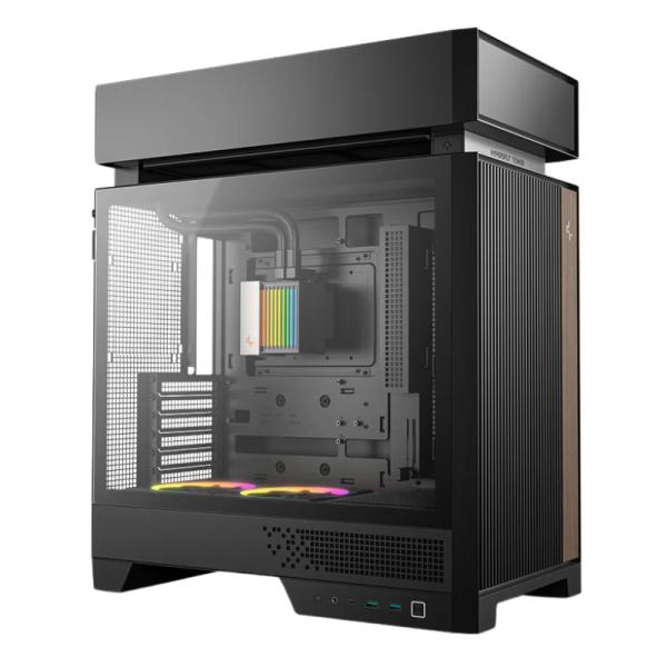 Gabinete para PC DeepCool CL6600 Mid Tower Vidrio Templado ARGB Negro