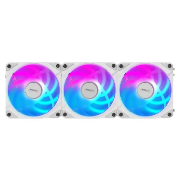 Kit de Ventiladores Gigabyte Aorus EZ Chain Fan 120 Ice 3x120mm ARGB Blanco