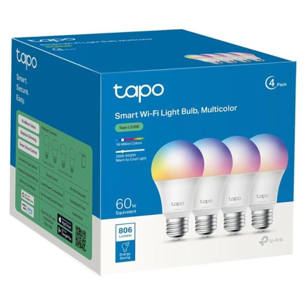 Bombillo Inteligente TP-Link Tapo L530E Multicolor WiFi 4 Pack