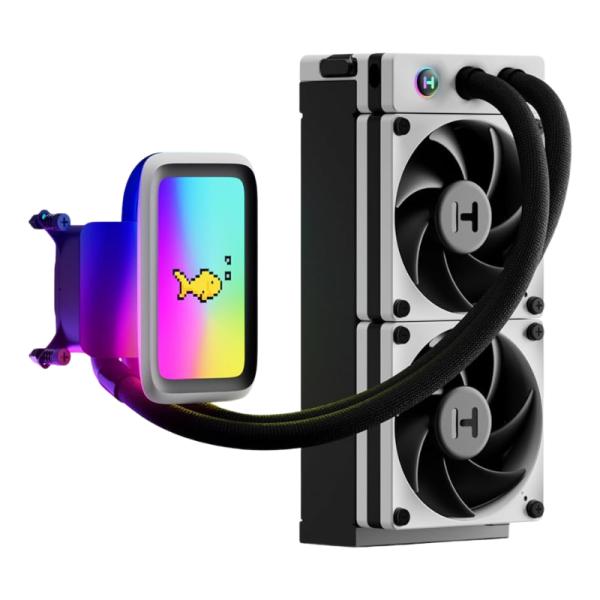 Enfriador Líquido HYTE Thicc Q60 360mm 3x120mm ARGB Blanco