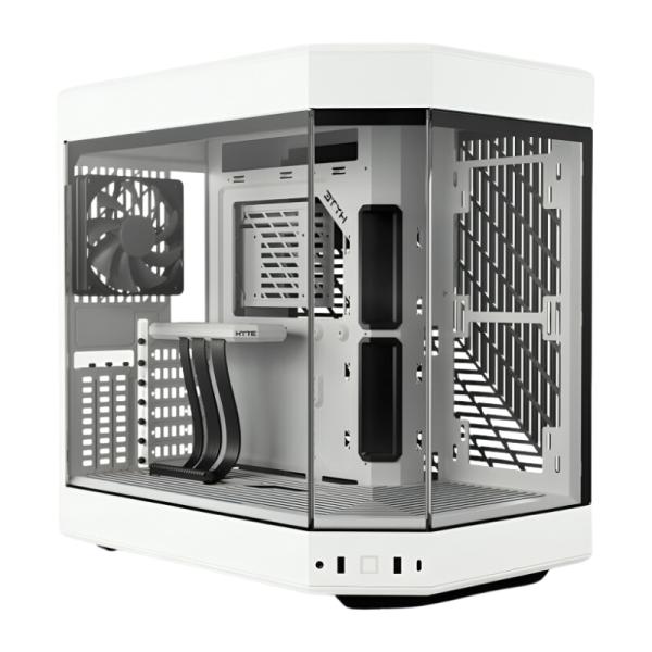 Gabinete para PC HYTE Y60 Mid Tower Vidrio Templado 3 Ventiladores Blanco