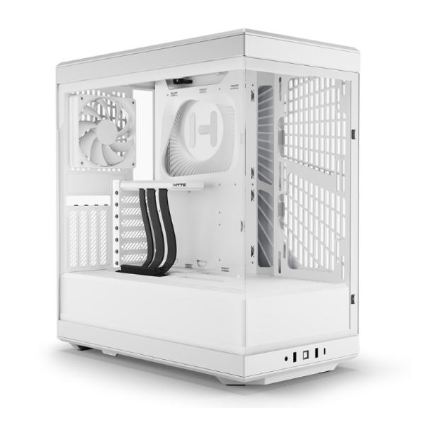Gabinete para PC HYTE Y40 Mid Tower Vidrio Templado 2 Ventiladores Blanco