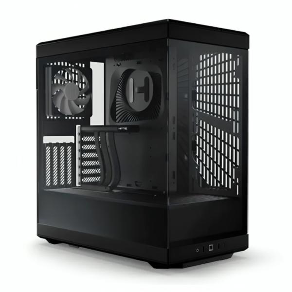 Gabinete para PC HYTE Y40 Mid Tower Vidrio Templado 2 Ventiladores Negro