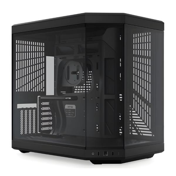 Gabinete para PC HYTE Y70 Mid Tower Vidrio Templado sin Ventiladores Negro
