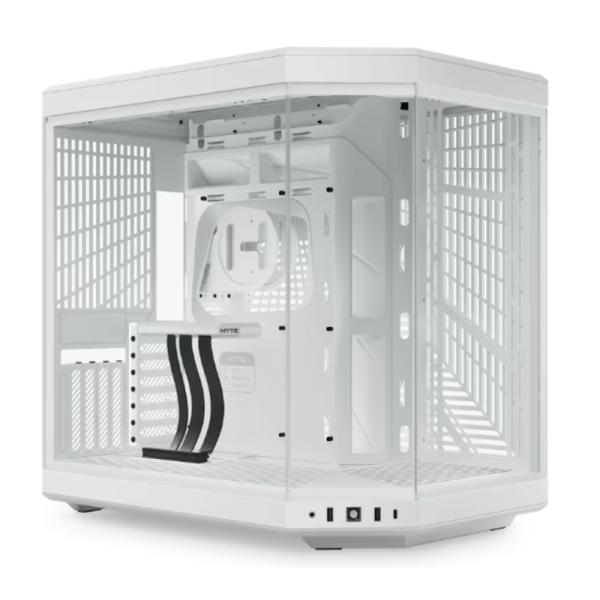 Gabinete para PC HYTE Y70 Mid Tower Vidrio Templado sin Ventiladores Blanco